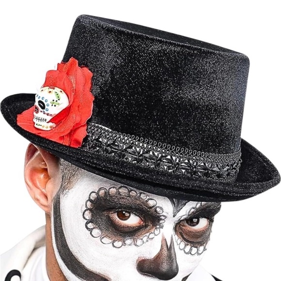 Other - Dia de los Muertos Accessory: Day of the Dead Top Hat